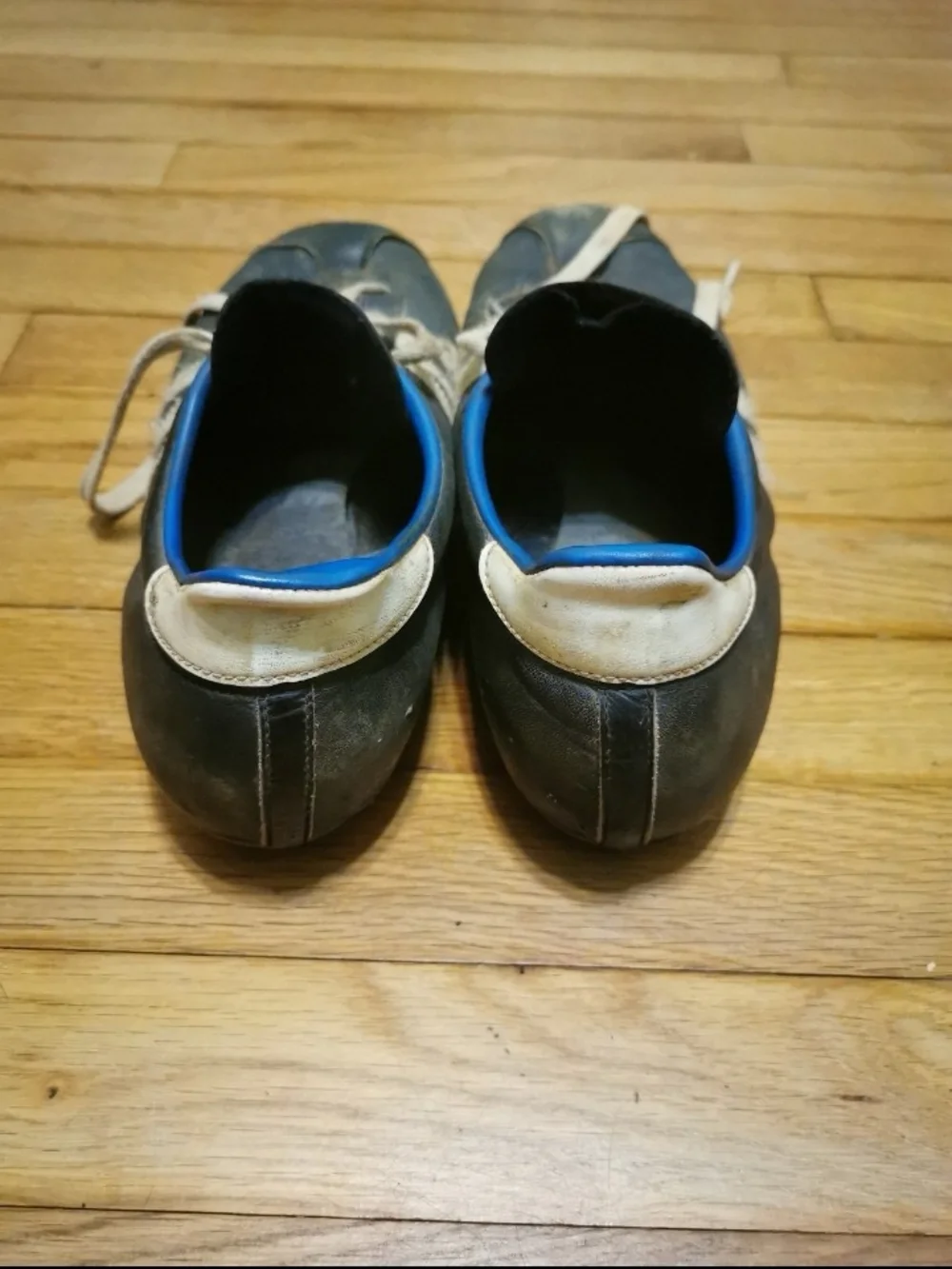 Adidas Copa's Vintage 70's Navy/White Football Boots / Cleats - Men's Size 9 1/2
